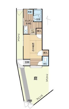 岩倉ハイツの間取り