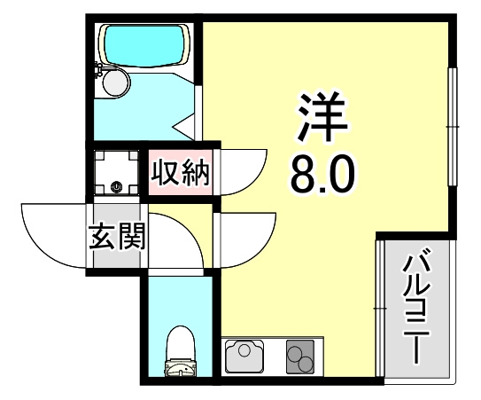 平野エスペランスの間取り