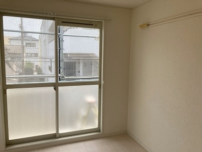 松本ハイツのバルコニー