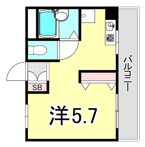 夙川ハイツAIOIの間取り