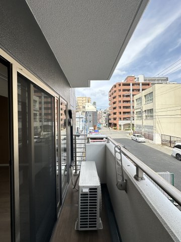 南堀江アパートメントグランデのバルコニー