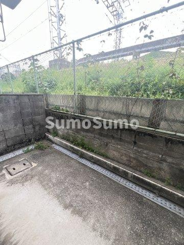 岡本南マンションのバルコニー