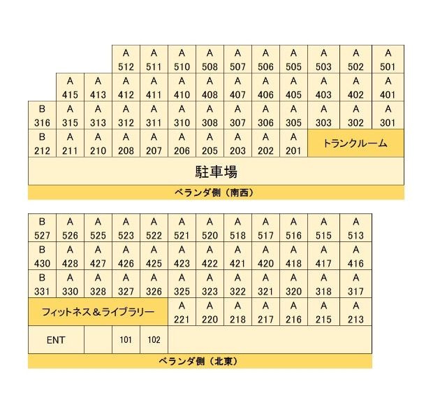 SOCIETY MINAMI-GYOUTOKU(K-017)の区画図