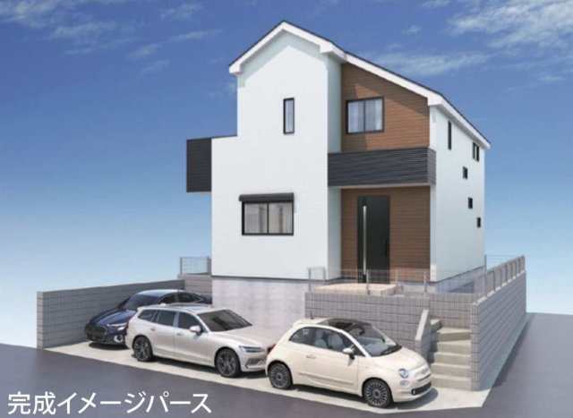 【横浜市瀬谷区阿久和西2丁目33-3新築戸建て】★仲介手数料無料★（原小学校・原中学校）の外観パース