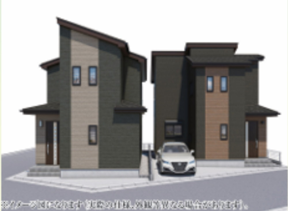 神戸市西区南別府4丁目　B号棟　新築戸建の外観パース|外観予想パースです。新築がなかなか出ない珍しいエリア！お車1台駐車可！小学校近く通学に便利♪角地！