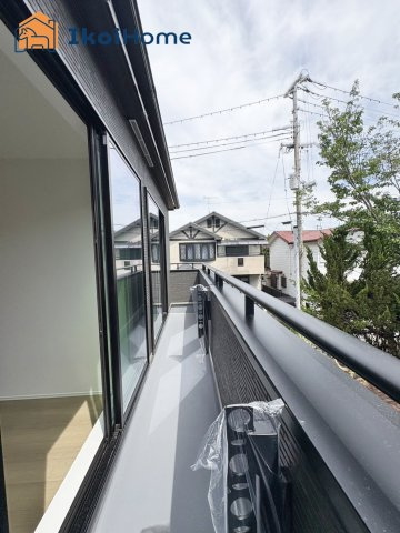 神戸市西区南別府4丁目　B号棟　新築戸建のバルコニー|【ホームページに現地動画掲載中】●年中無休：当日予約可●バルコニーには屋根はございません！