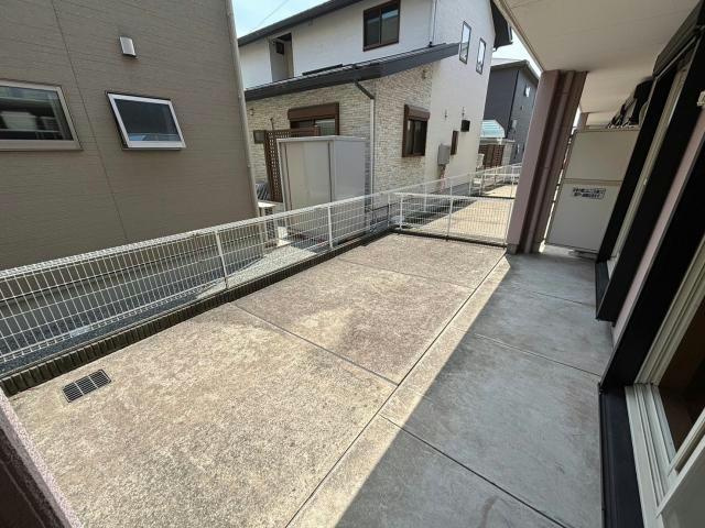 アムールエバーハイツのバルコニー