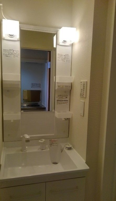 クレイノフルールの洗面所