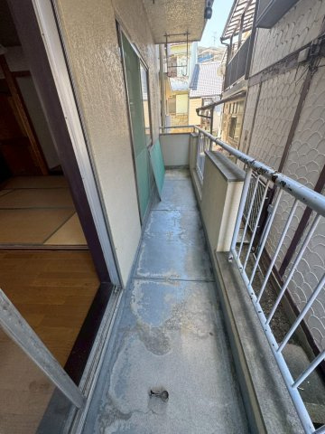 赤浦マンションのバルコニー