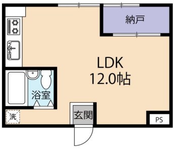 鶯橋マンションの間取り