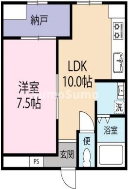 鶯橋マンションの間取り