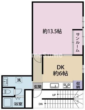 鶯橋マンションの間取り