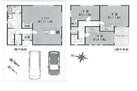 【間取り】 | 姫路市飾東町庄（10号）　中古戸建 | 3LDKです。