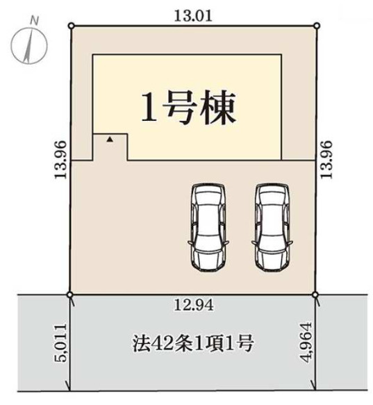 加古川市新神野５期（全1棟）新築の区画図|1号棟