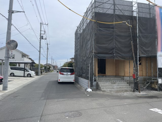 【前面道路含む現地写真】 | 本庄市下野堂第6　クレイドルガーデン　新築戸建　全3棟　3号棟 | 4/5撮影