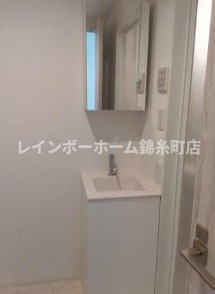 仮）竹ノ塚新築の独立洗面台|※建築中のため同施工会社参考写真となります。