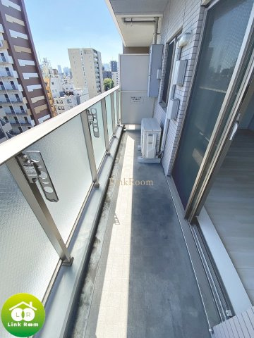 テラス森下のバルコニー