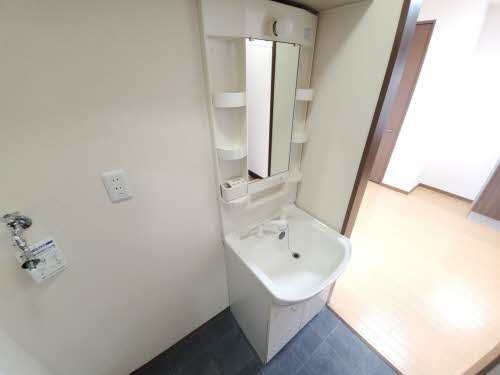 アルカディアAの独立洗面台