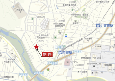 【地図】 | 四日市市釆女町《全2区画》 | 広域Map