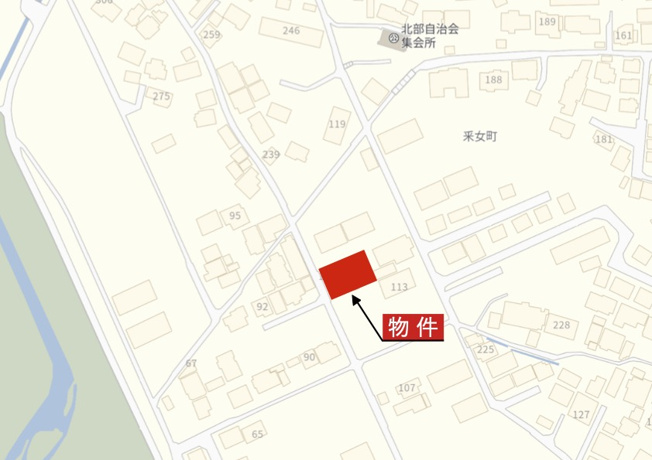 【地図】 | 四日市市釆女町《全2区画》 | 詳細Map