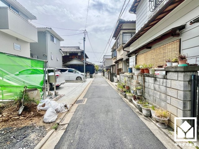 伏見区深草願成町の前面道路含む現地写真|4月6日　現地写真更新