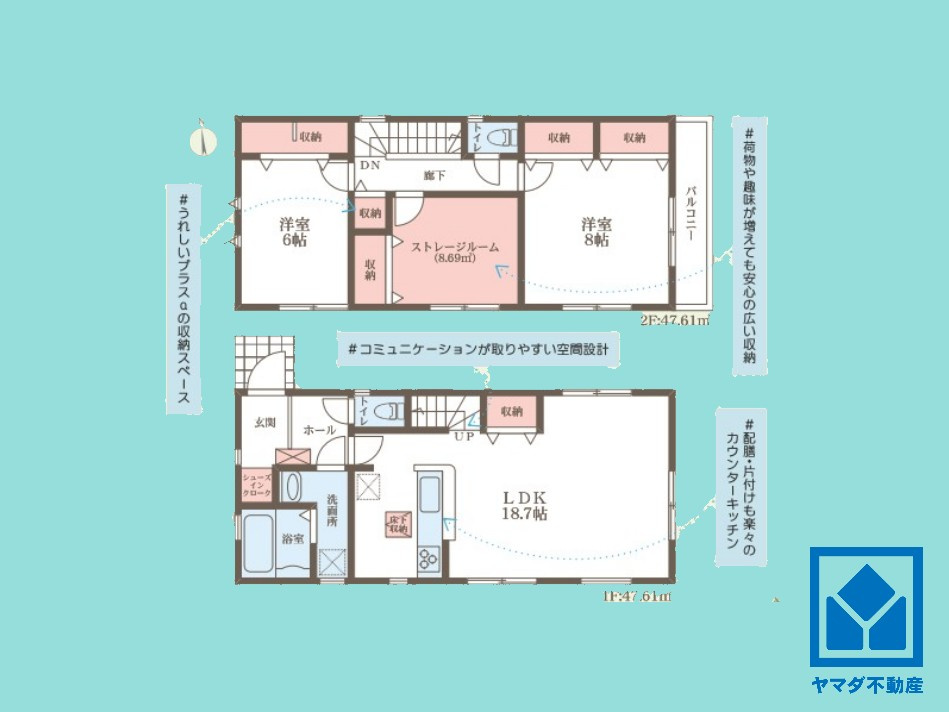 伏見区深草願成町の間取り