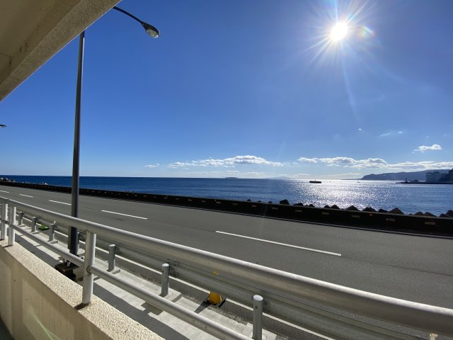フジタ第二熱海マンションのバルコニー|バルコニーからの眺望