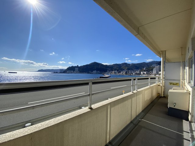フジタ第二熱海マンションのバルコニー|バルコニーからの眺望