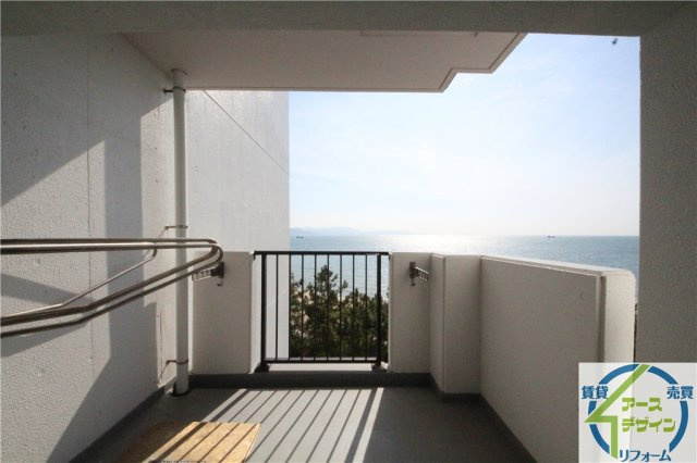 シーサイドパストラル林崎Ⅱのバルコニー