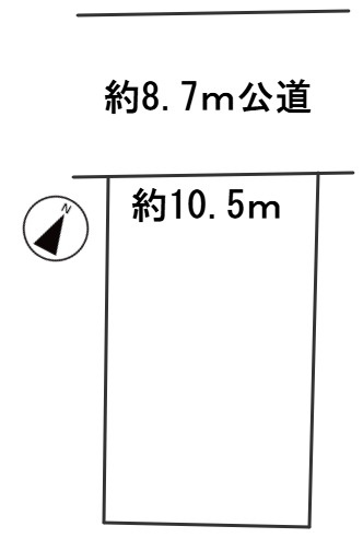 ６５６２４　岐阜市雄総桜町3丁目土地の区画図