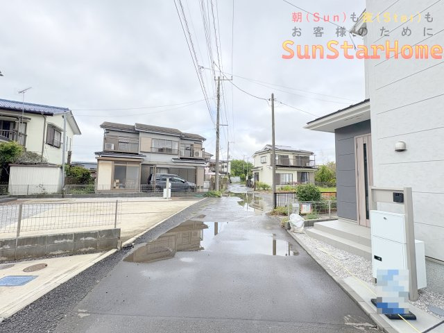【サンスターホーム】あきる野市上代継　高品質新築戸建の前面道路含む現地写真
