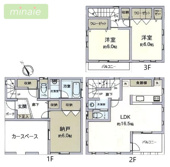 船橋23分平坦　小学校5分　中学校12分　栄町の画像