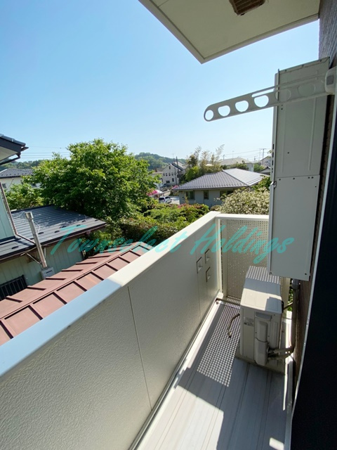 プラシードハウスのバルコニー|前面棟無し♪日当たり良好なバルコニー
