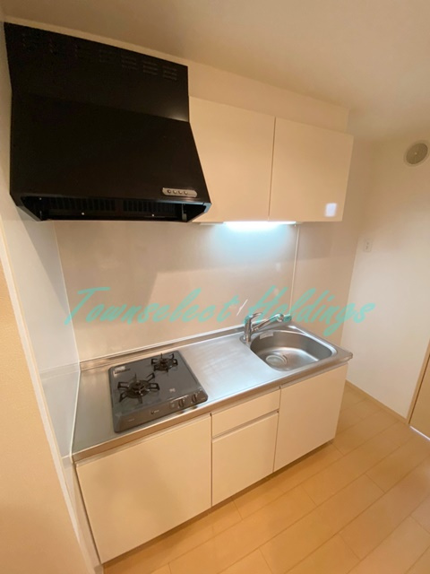 プラシードハウスのキッチン|2口ガスコンロ・ワイドキッチン