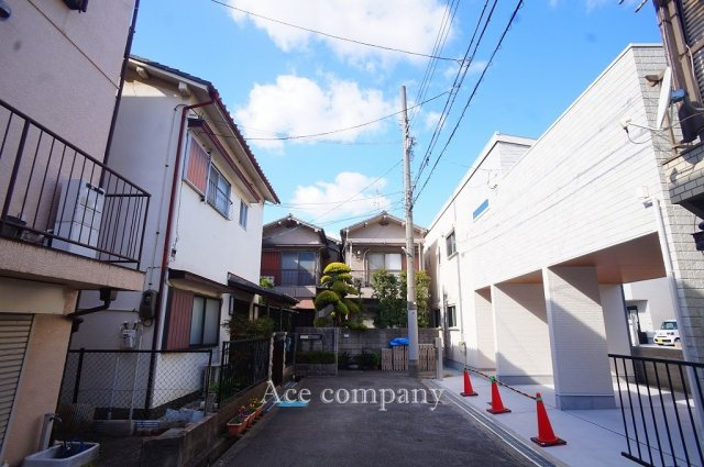 【前面道路含む現地写真】 | 八尾市南亀井町2丁目 | 【前面道路：幅員4.7ｍ☆】前道は通り抜けができず、交通量少ないです♪