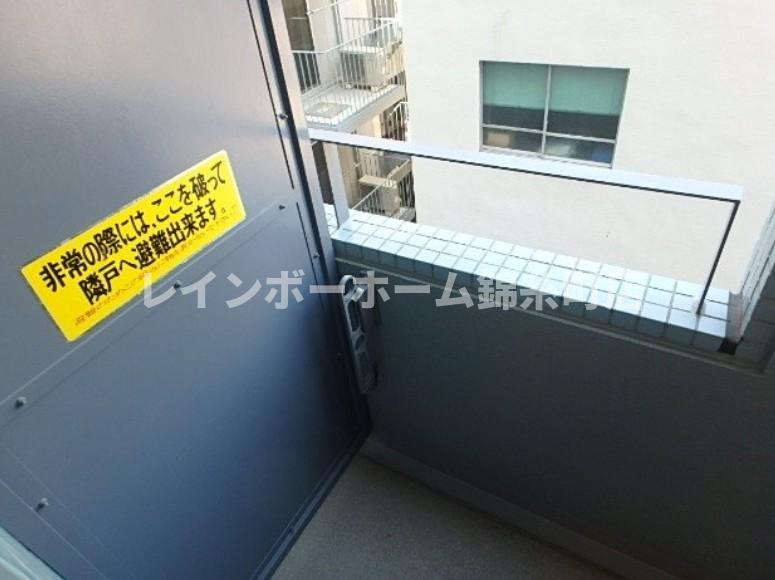 シーアイマンション浅草橋のバルコニー