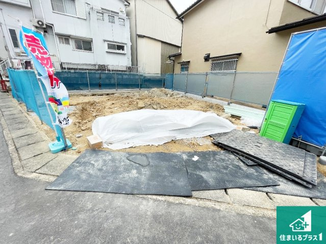 京都市伏見区醍醐下山口町　第1期　新築一戸建ての外観|周辺は落ち着いた街並みの住宅地！子育てがしやすい住環境です！まだ未完成ですが、現地でしかわからない事もございます。是非一度ご覧ください。