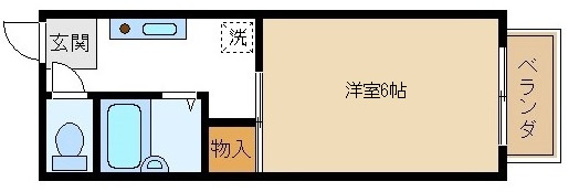 リバーヒル喜志の間取り