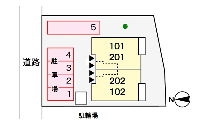 カーサ プラシードの区画図