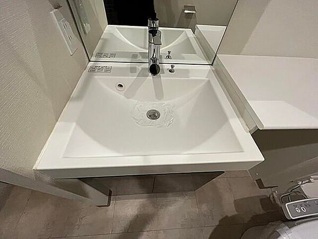 コンシェリア東京木場ステーションフロントの独立洗面台