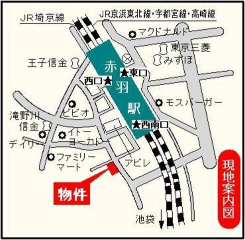 グレースコート大和の地図