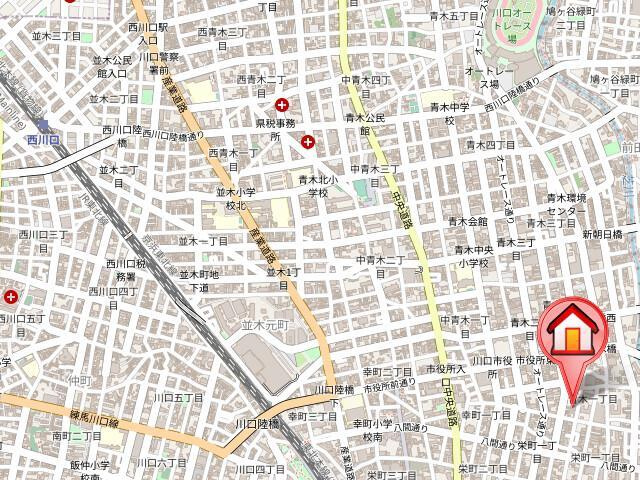 ヴィラ・サンポートの地図