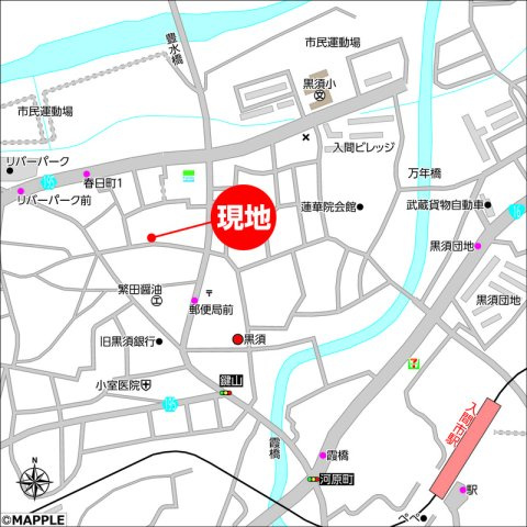 Vesnaの地図