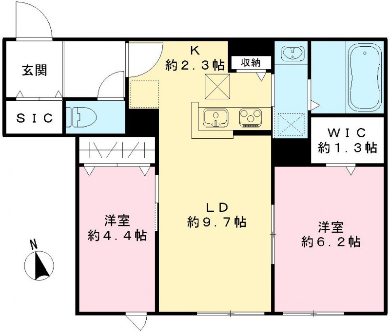 ル　シエルの間取り