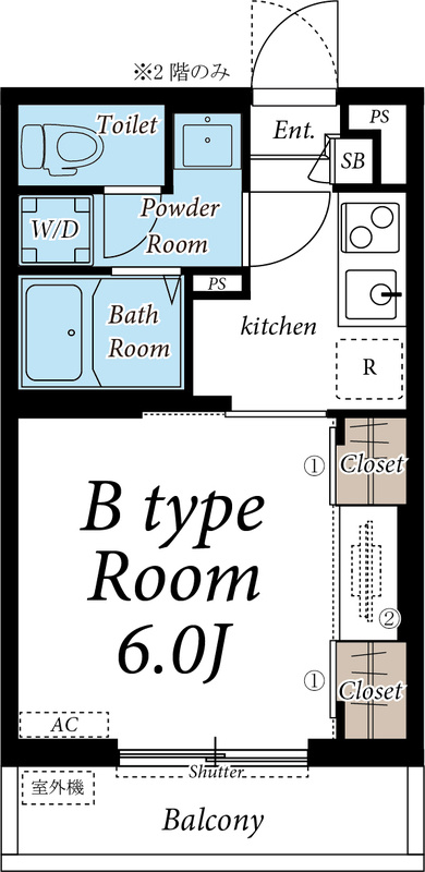 リブリ・パープルヒルⅡの間取り