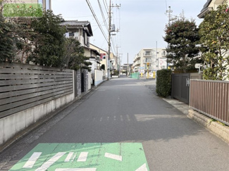 【前面道路含む現地写真】 | 床暖房付き　大手ハウスメーカーの家　見学できます　習志野台 | 前面道路です♪