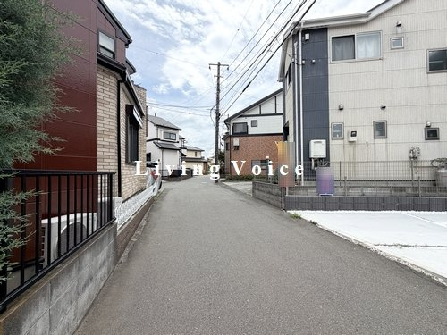 【仲介手数料０円】厚木市戸室5期　新築一戸建て　全2棟の前面道路含む現地写真|【仲介手数料０円】厚木市戸室5期　新築一戸建て　全2棟