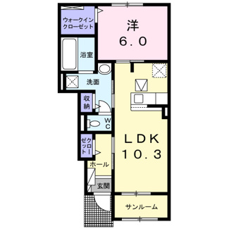 【間取り】 | ピースフルハイツ　Ａ