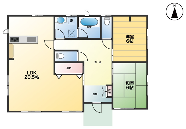 【間取り】 | 行田市大字小見　中古戸建