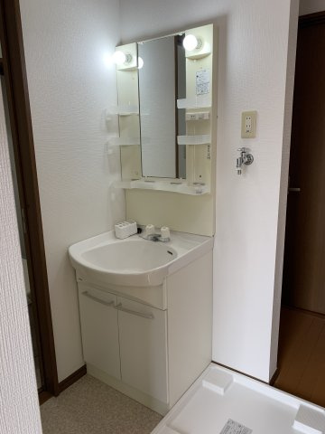メイプル清水２の洗面所